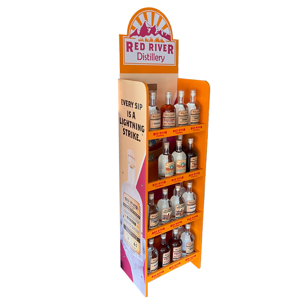 Red River Wooden Display Rack 